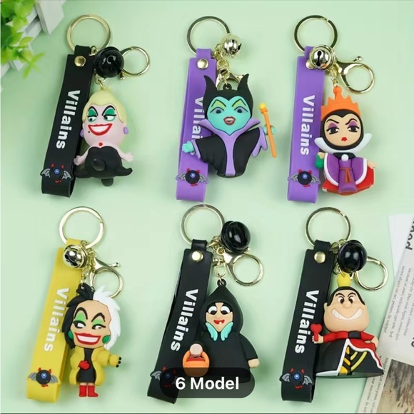 boutique Accessories Disney Villain Bagkeybackpack Hang Characters